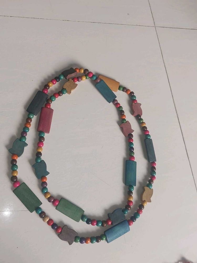Multicolor Wooden Mala