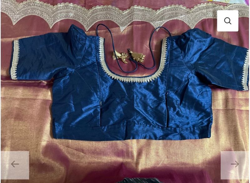 Momzcradle Tissue Saree With Silk Feeding Blouse