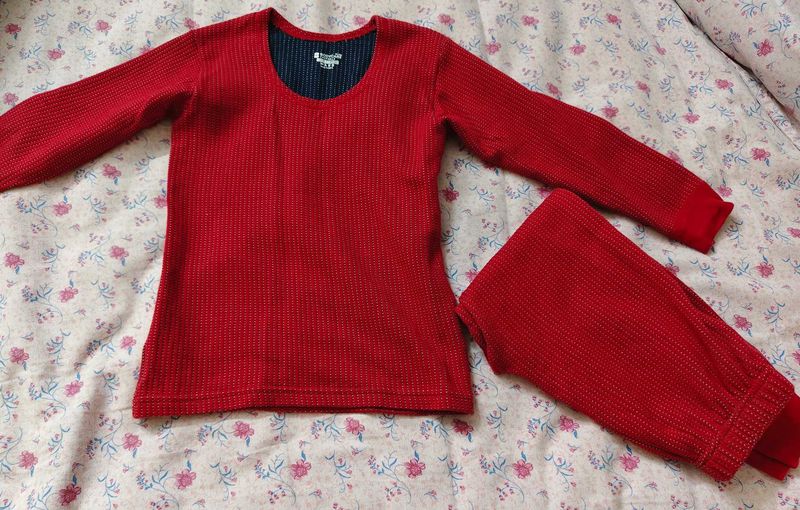 Self striped thermal set