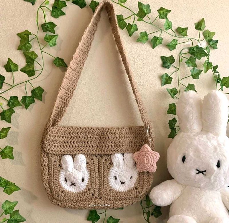 Crochet Bunny Handbag