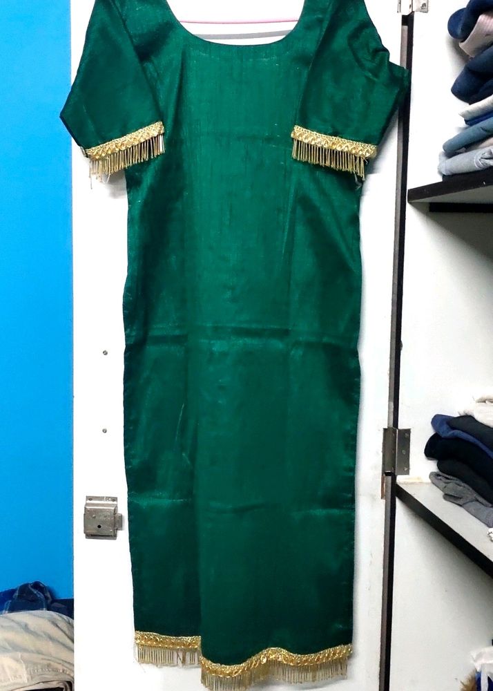 Bottle Green Kurti