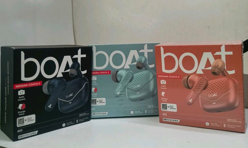 Boat Nirvana Coach 2 Earbuds (Multiple Colors)