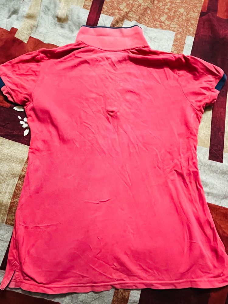 Pink Polo T-Shirt
