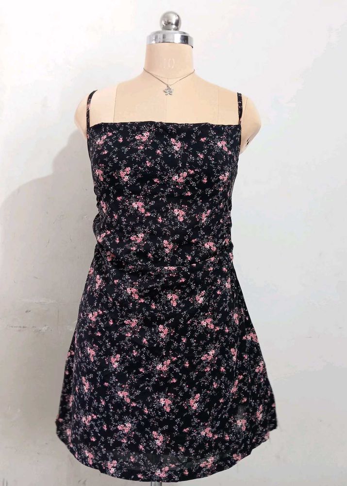 Floral Print Mini Dress