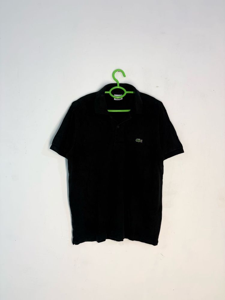 Classic Black Lacoste Polo Shirt
