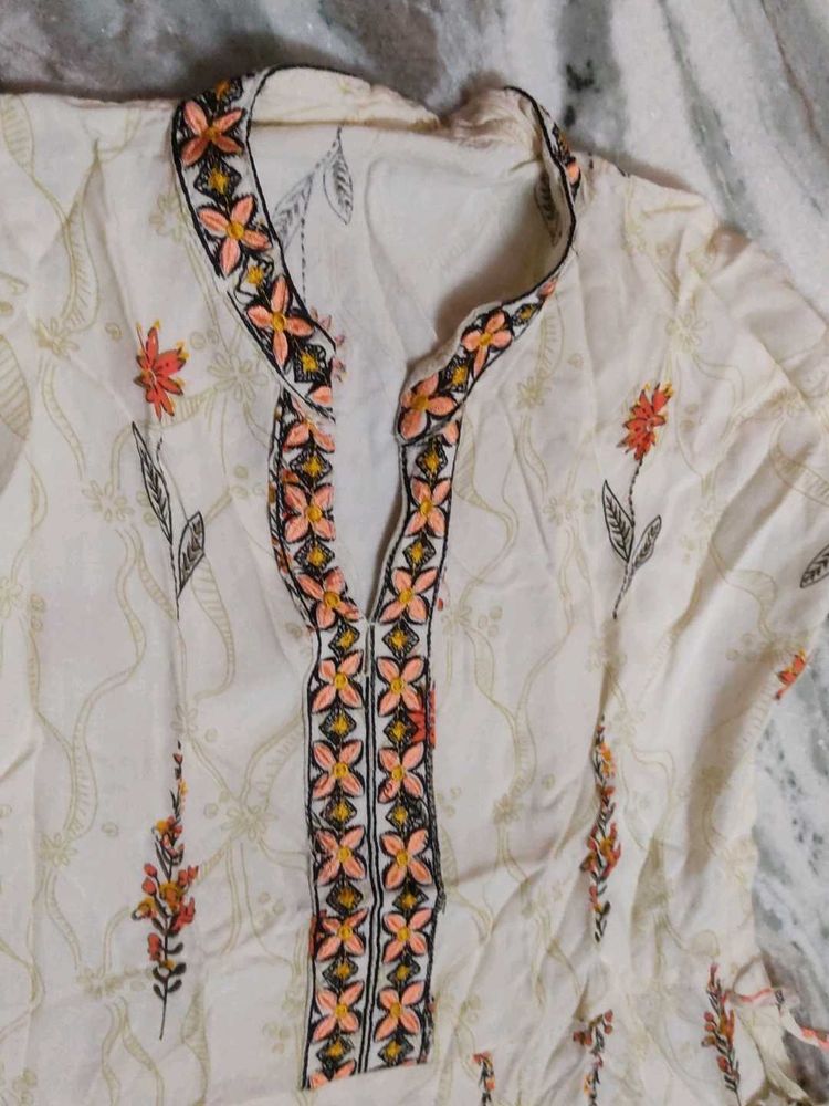 Floral Embroidered Anarkali