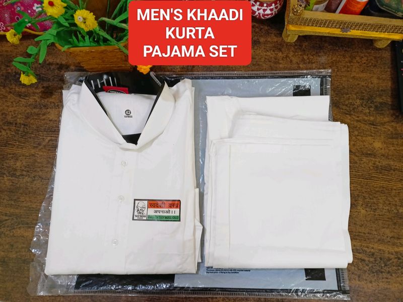 Direct From Shop 🔥💯 Khadi Men's Kurta Pajama