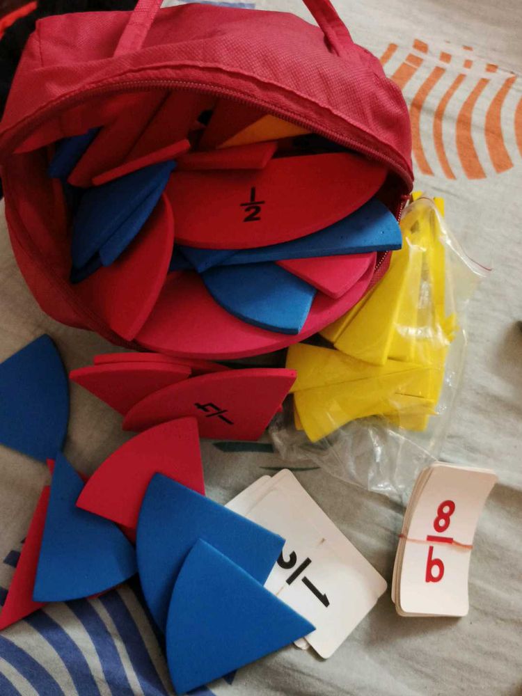 fraction kit  class 4-5 students Price Drop
