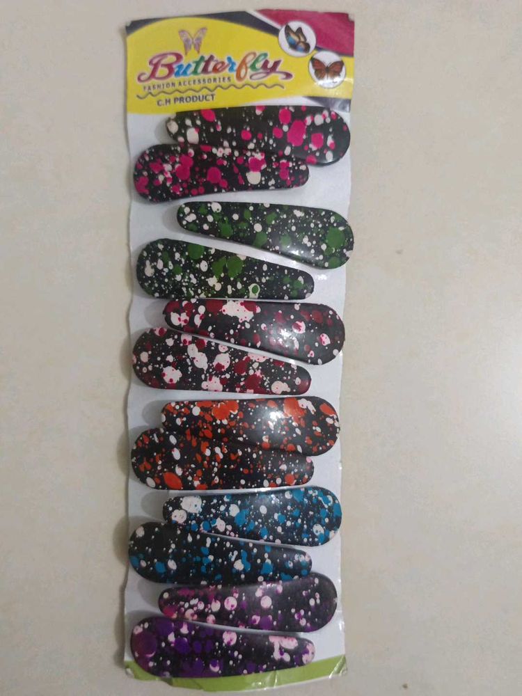 Butterfly Hair Clips Set