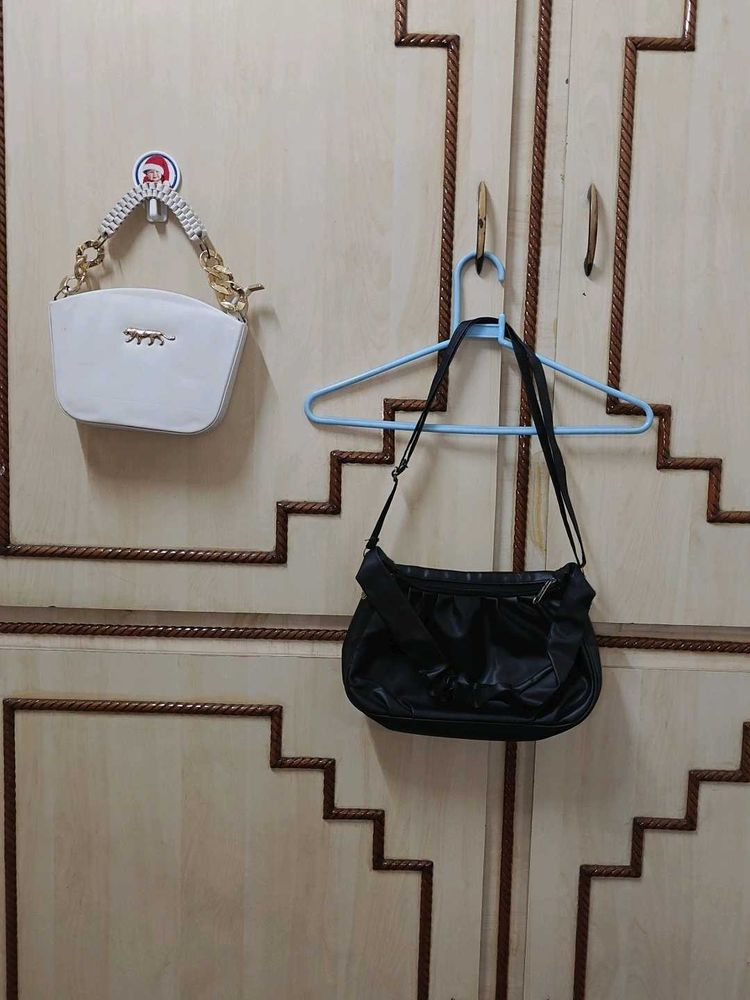 Chic White &amp; Black Handbags