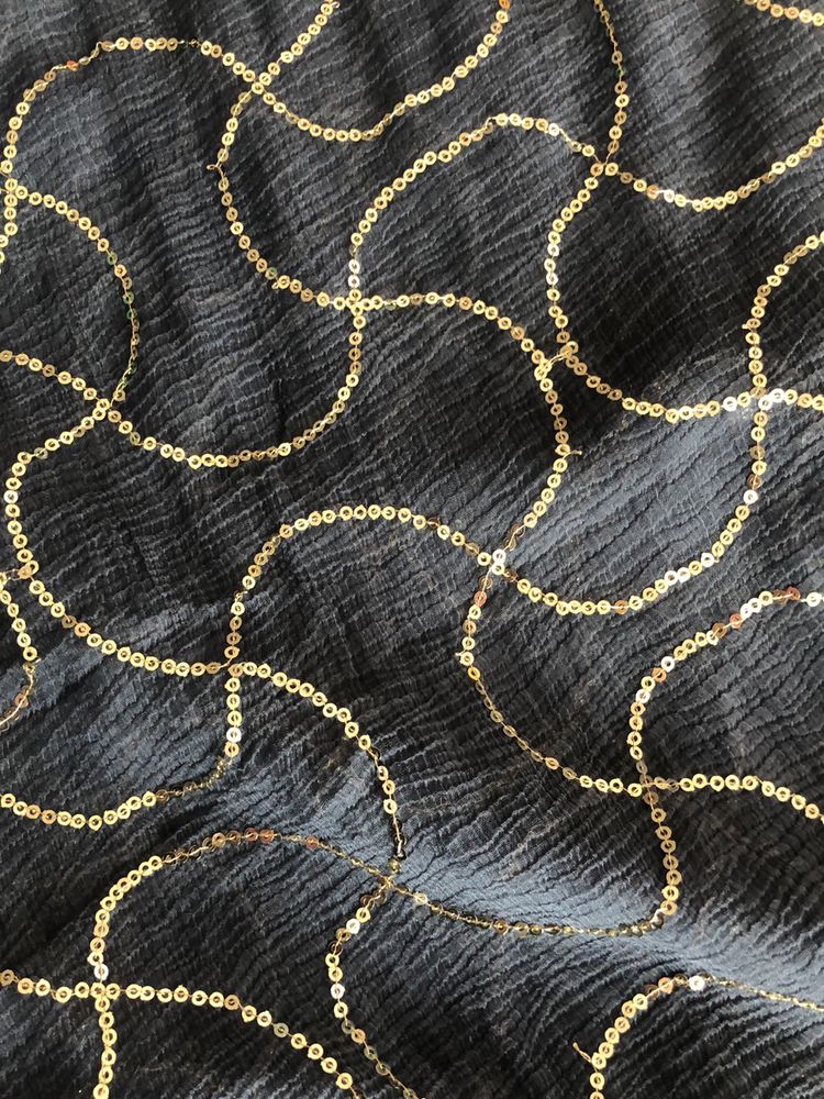 Pure Georgette Dupatta With Sequence Work
