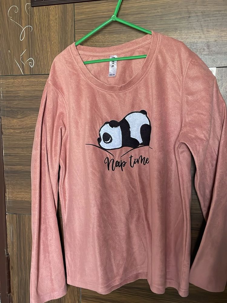 Cute Panda "Nap Time" Sleep Shirt