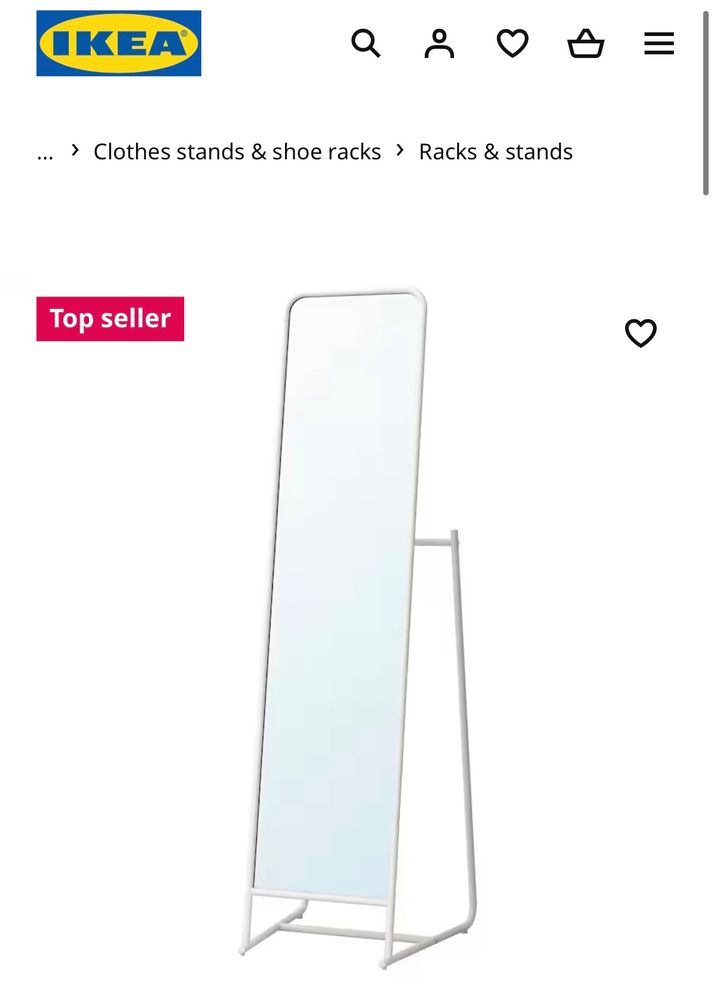 Ikea Brand New Mirror With A Crack