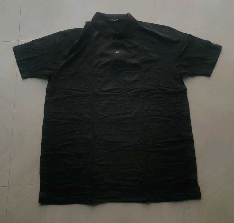 Casual Black Polo Shirt