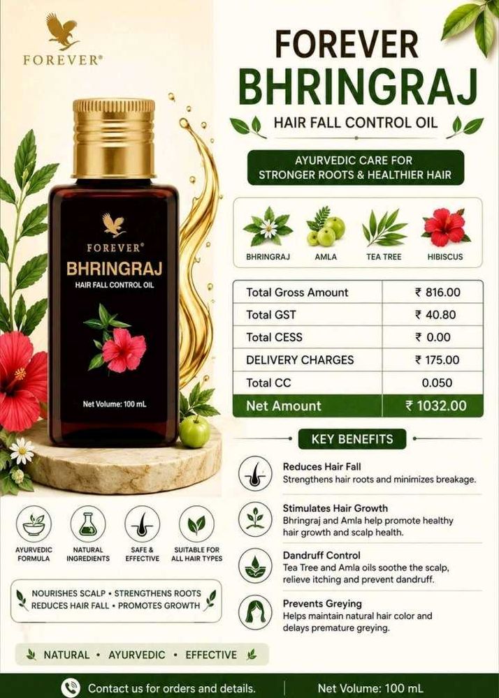 Forever Bhringraj Hair Fall Control Oil