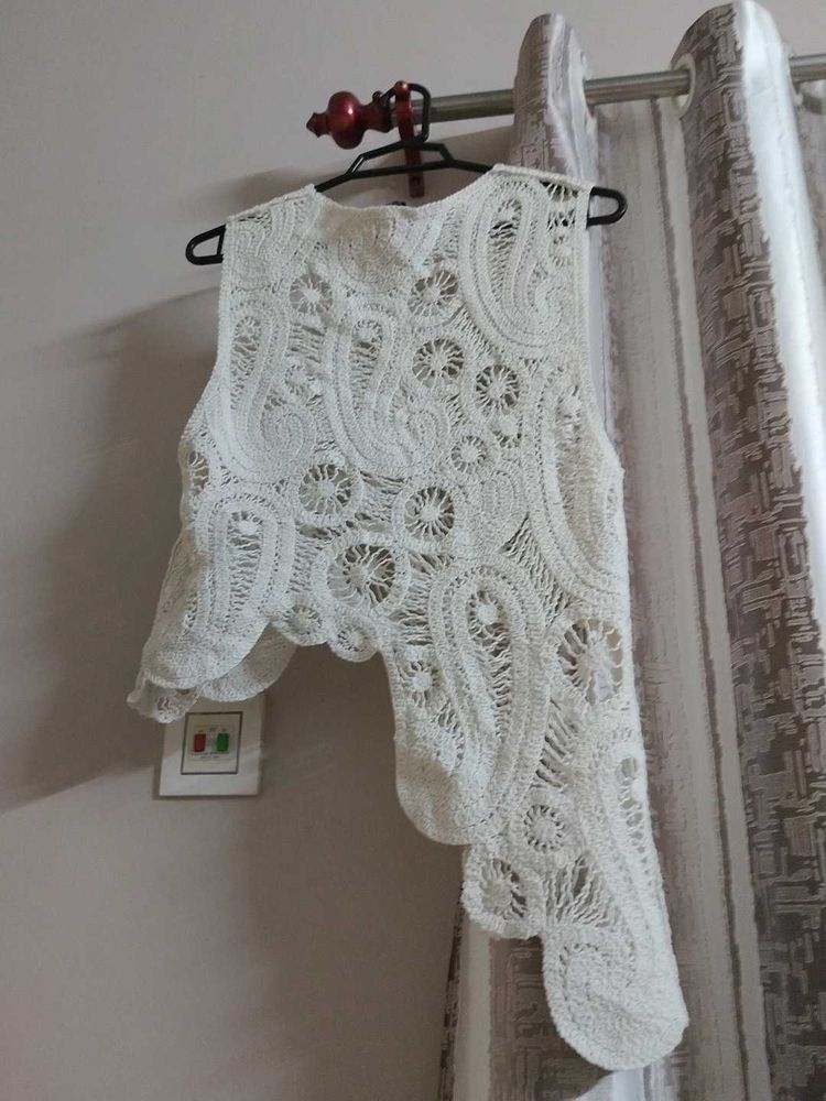 Boho Lace Crochet Top