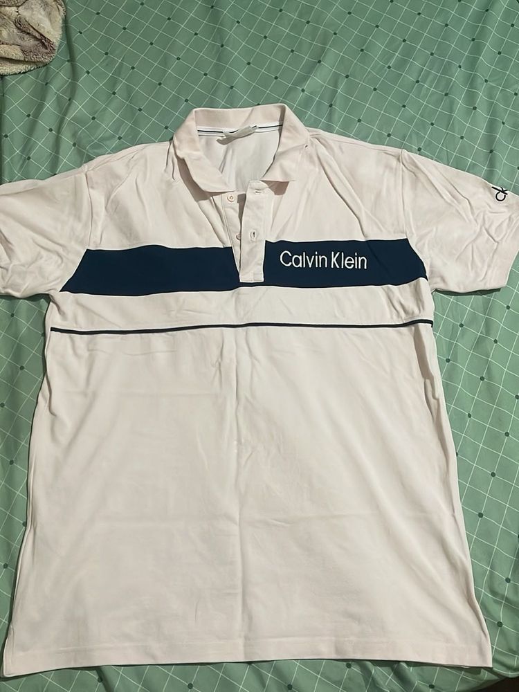 Calvin Klein Pink Polo T-Shirt
