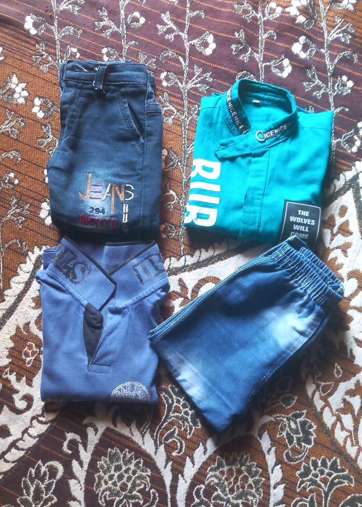 Pants  &amp; Shirts 4 Item