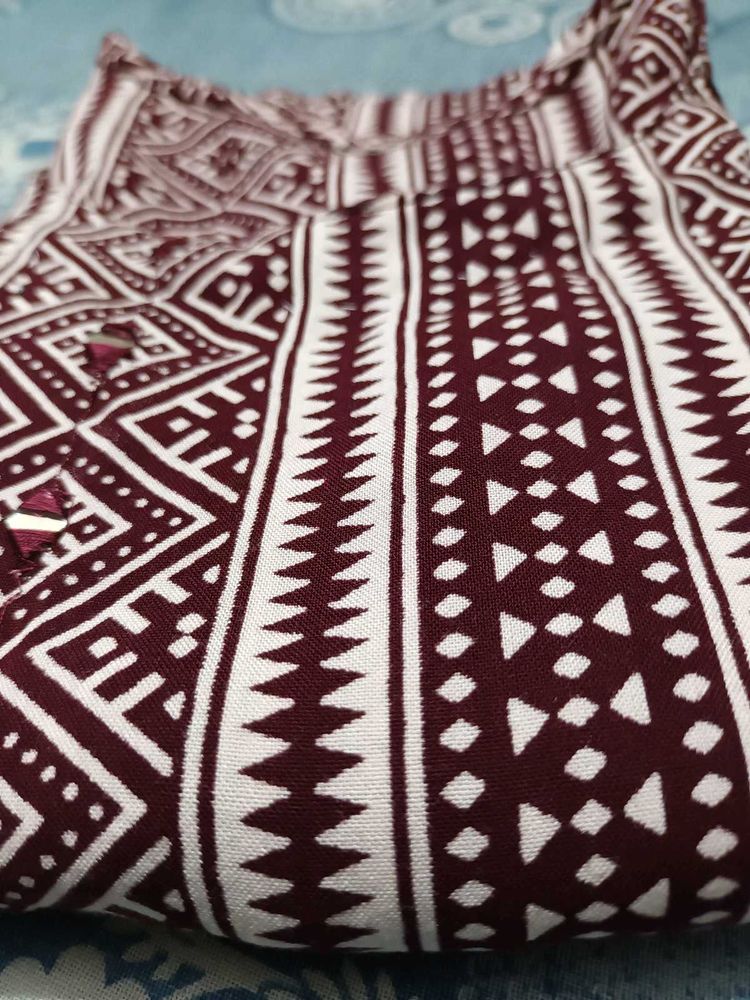 Elegant Kurta with Geometric Print