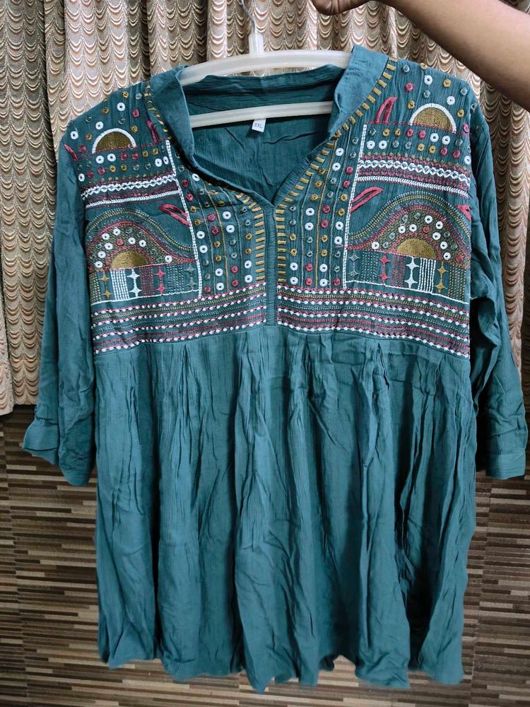 Green Top | Like New | Daily Wear