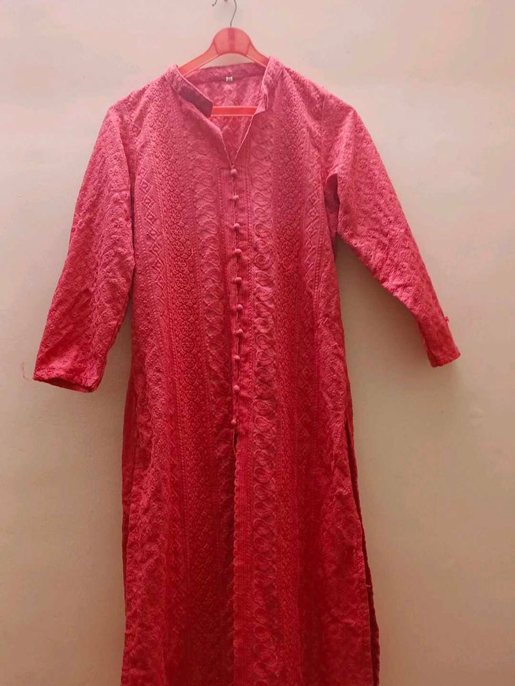 Elegant Red Kurta