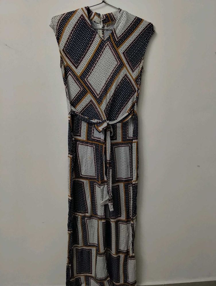Stylish Geometric Print Jumpsuit