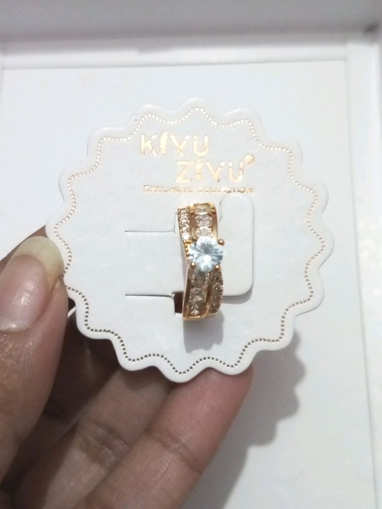 Anti Tarnish Adjustable Finger Ring