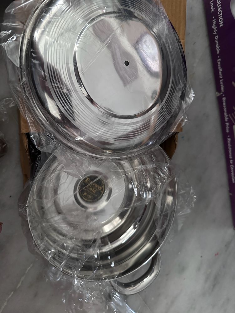 Steel Bowl With Led Brand New