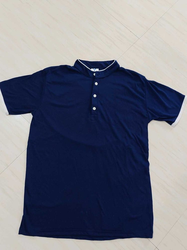 Men's Navy Blue Polo T-Shirt