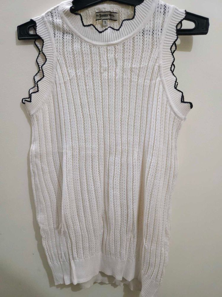 🤍 Chrochet Knit Top! 🌬️