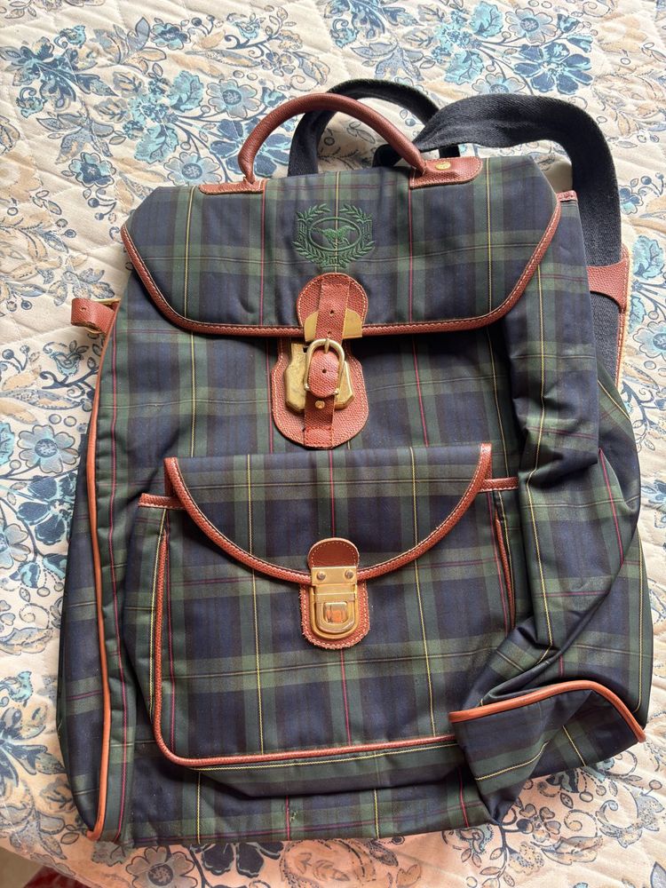 Vintage Classic Plaid Bag slight imperfection