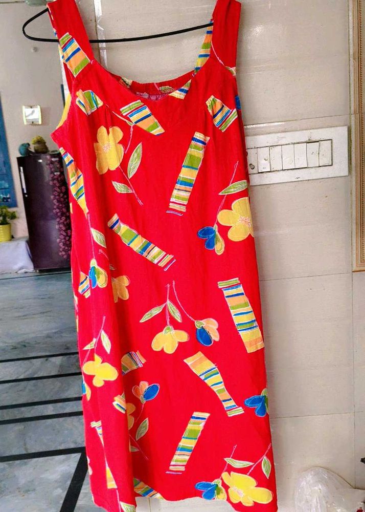 Very Amazing N Beautiful Floral Cotton Dress