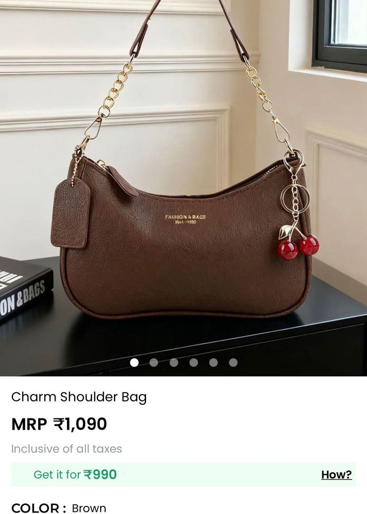 Chic Brown Shoulder Bag