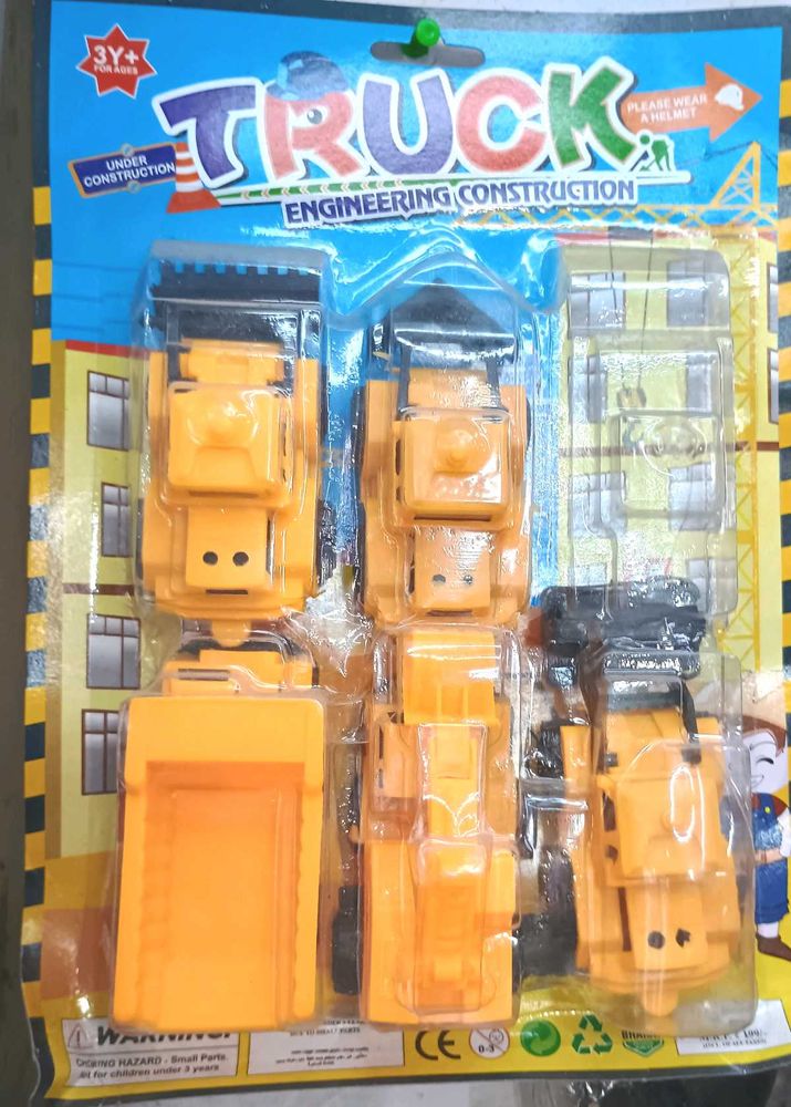 Construction Truck Toy Set