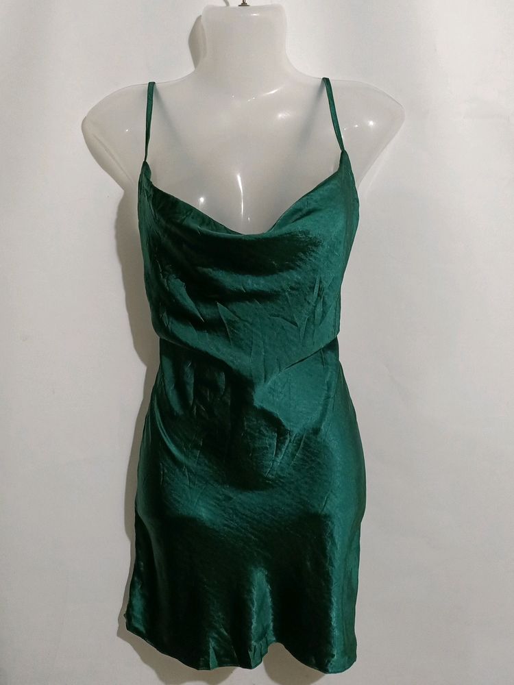 DAMN SEXY SATIN DRESS