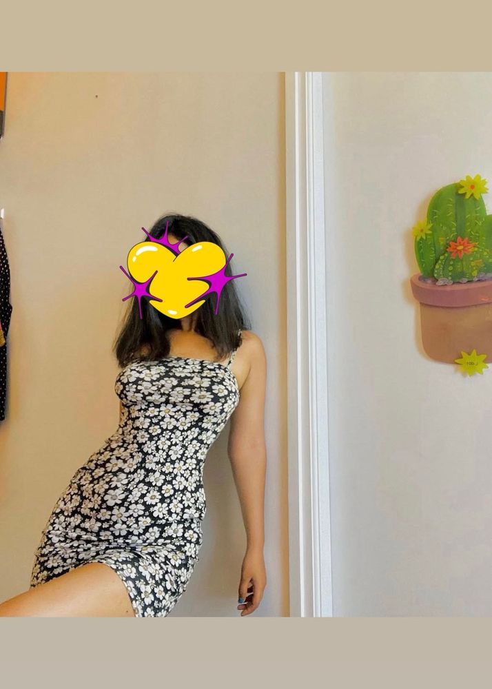 Floral Print Bodycon Dress