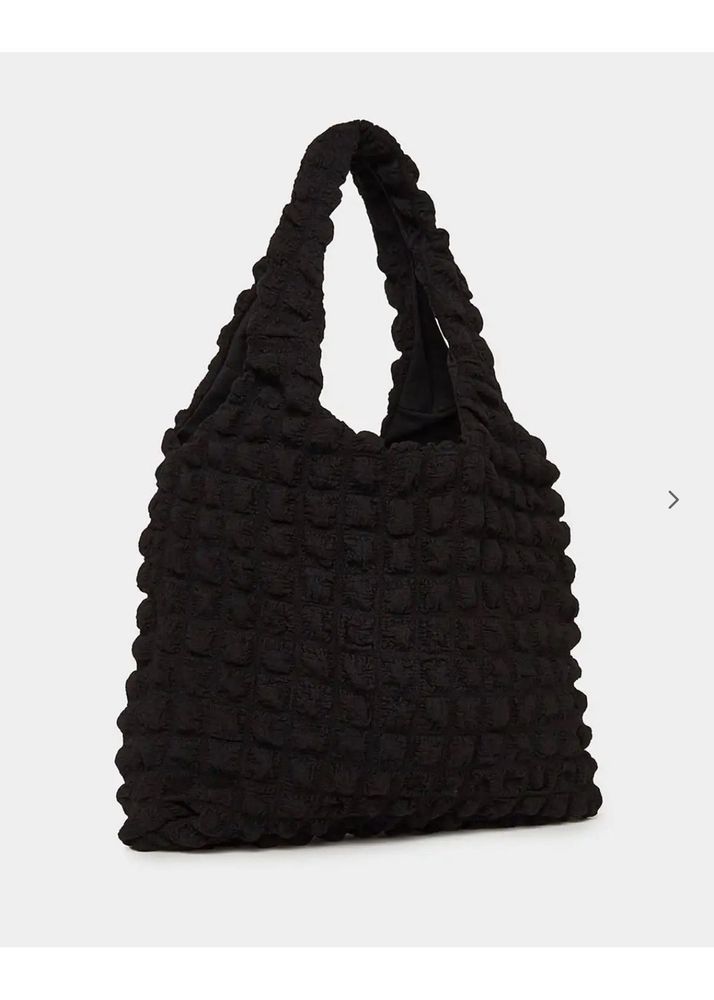 Textured Black stylish bag