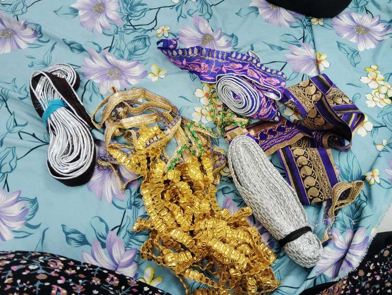 less bundle Assorted Decorative Ribbons &amp; Trims