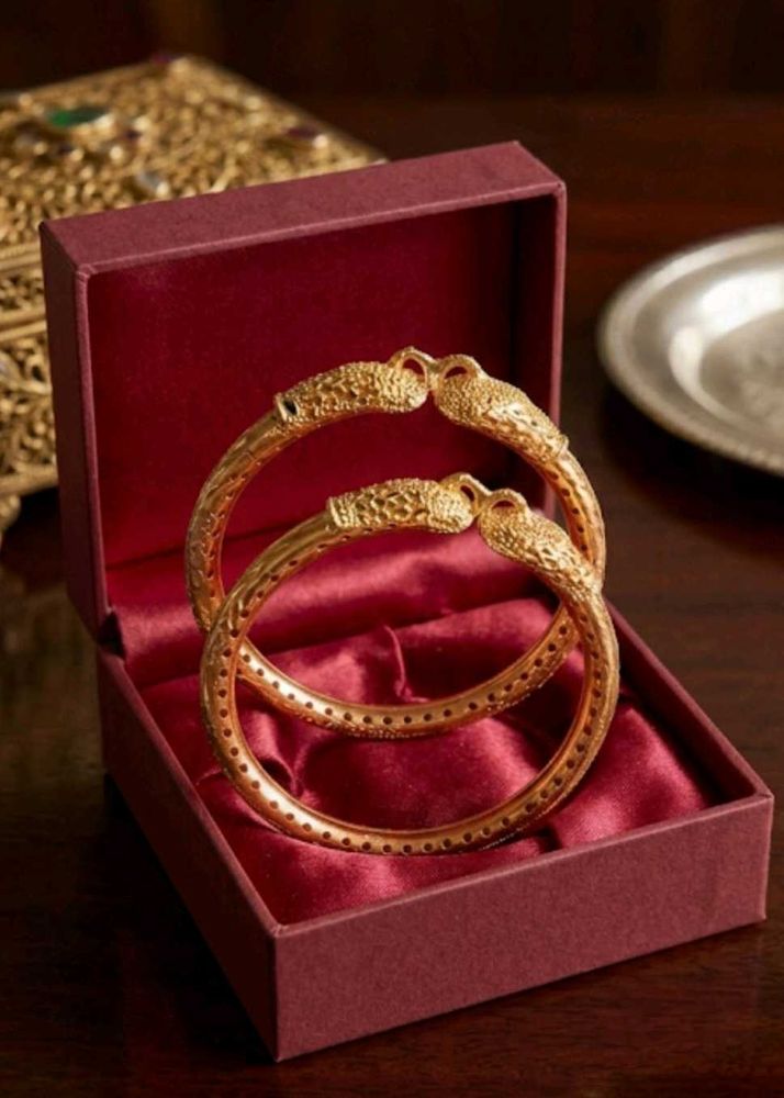 luxury Gold Peacock bangles