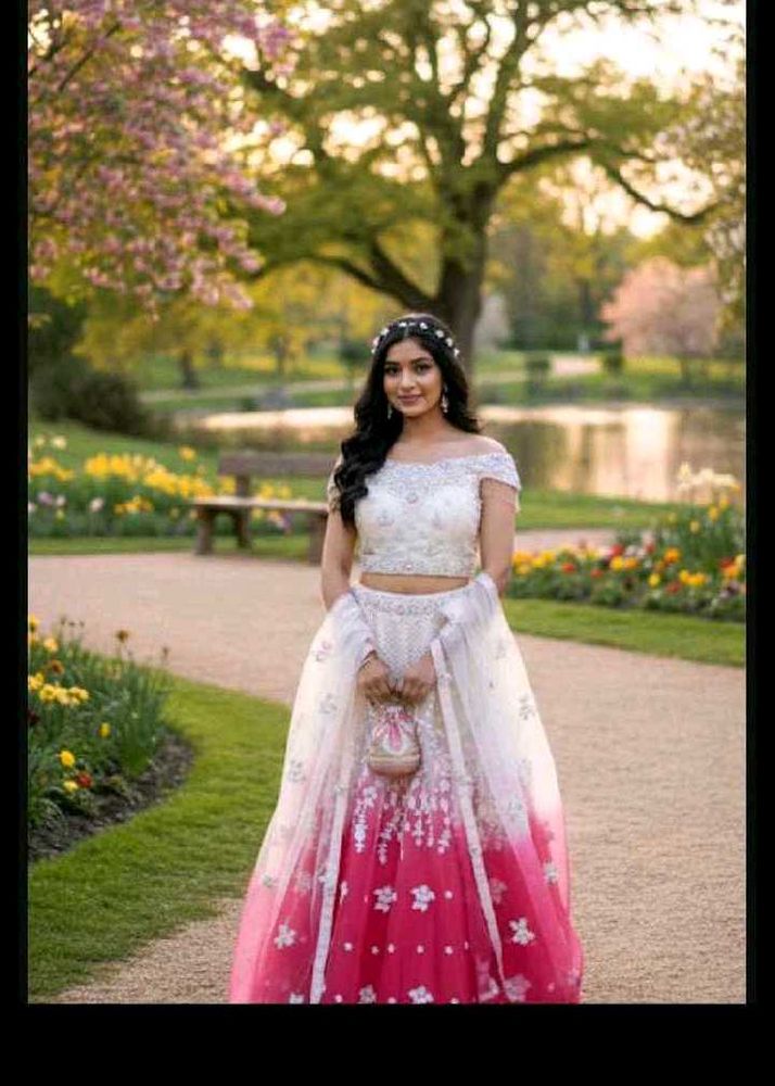 bust 40 Stunning Embroidered Lehenga Choli
