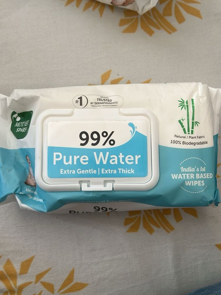 Mother Sparsh Pure Water Wipes