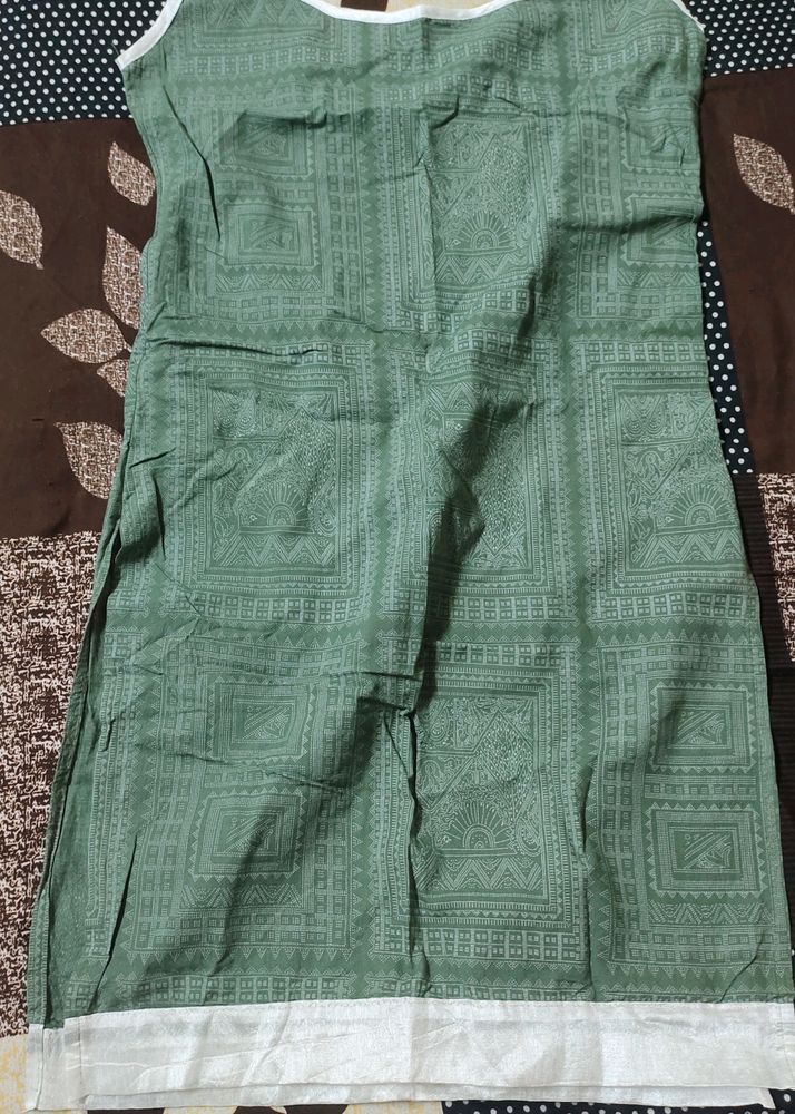 Sleeveless Kurti Off Shoulder