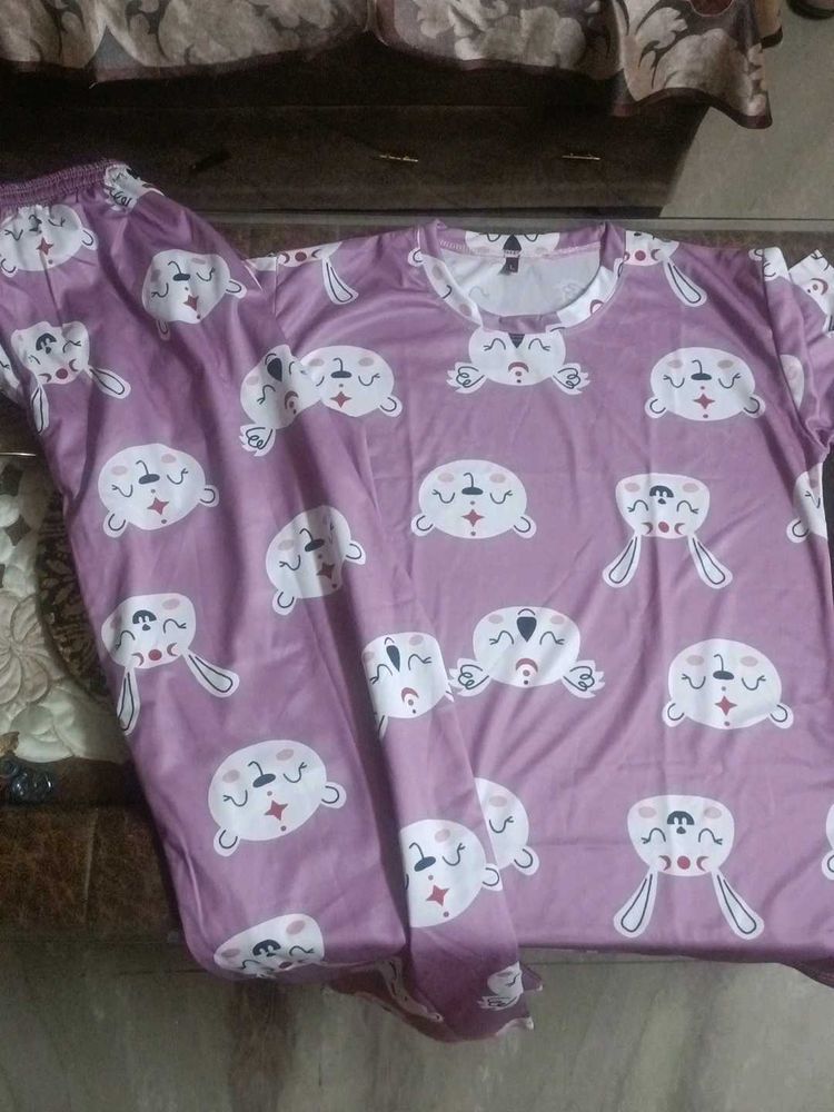 Cute Purple Pajama Set