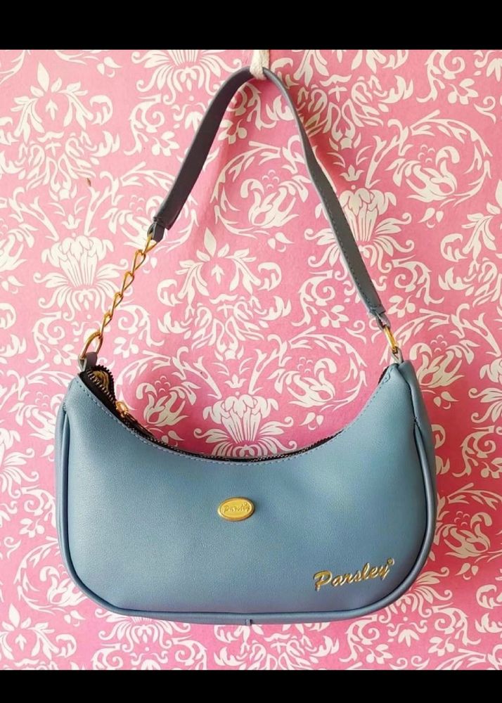 Half moon hobo bag blue