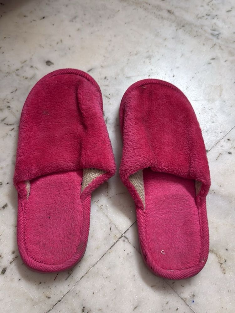 Cozy Pink Slippers