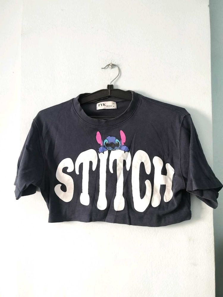 Cute Stitch Crop Top 🪩