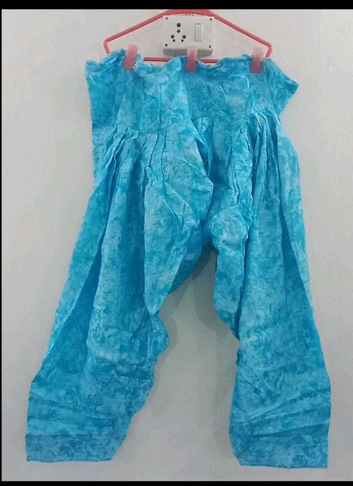 Blue Tie-Dye Palazzos