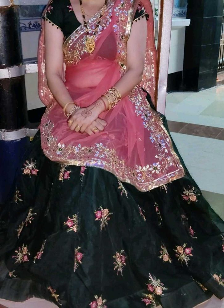 Embroidered Lehenga Choli Set
