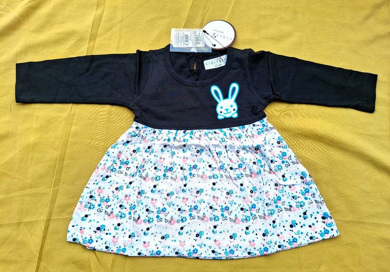 Cute Bunny Floral Dress