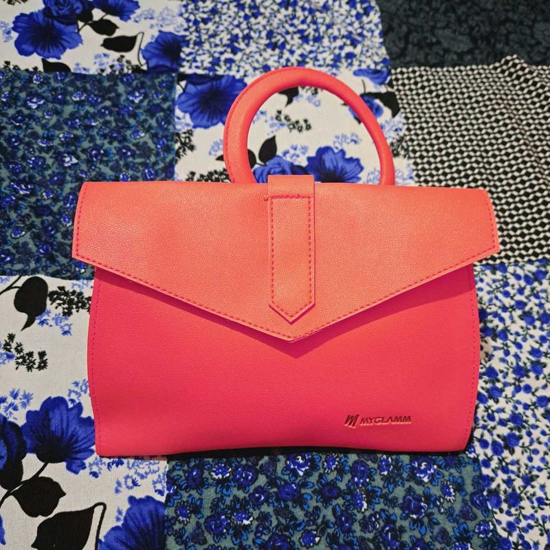 Myglamm Coral Pink Handbag